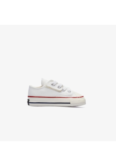 Converse Chuck 70 1v Vintage Canvas Bebek Beyaz Sneaker Düz 771642c Beyaz