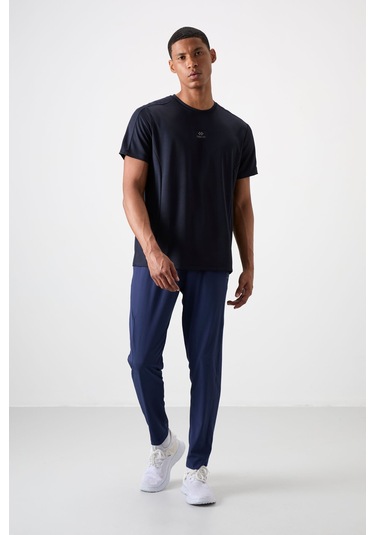 Tommy Life İndigo Polyester İnce Yumuşak Comfort Fit Erkek Eşofman Alt - 82119 İndigo