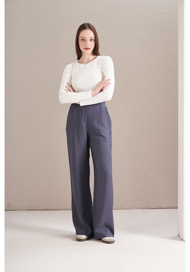 Palazzo Pantolon İndigo İndigo