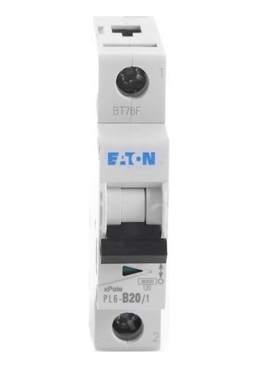 Eaton 286522 Minyatür Devre Kesici - 6ka - B Eğrisi - 1x20a