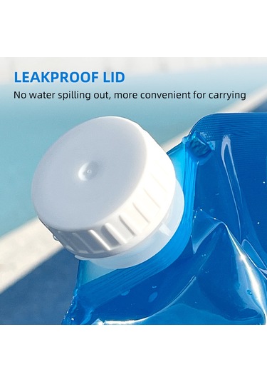 Skycity 4 Adet Mavi 10l Yemek Dereceli Katlanabilir Su Depolama Çantası - Valfli, Elden Taşınabilir, Kamp Ve Acil Durumlar İçin