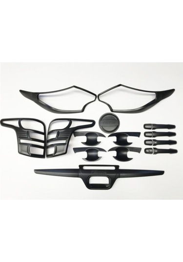 Autogp Mitsubishi L200 Dış Kaplama Seti Siyah Set Full 2015+ Mt-512626