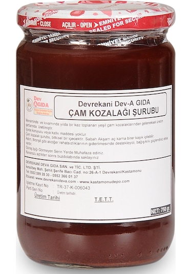 Devrekani Deva Çam Kozalağı Şurubu 750 G
