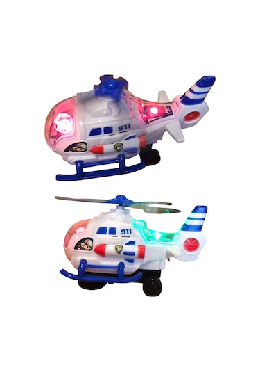 Oyuncak Polis Helikopteri: Işıklı, Sesli Ve Hareketli Görev Başında