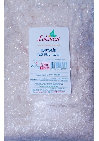 Lokman Toz Pul Naftalin 500 G