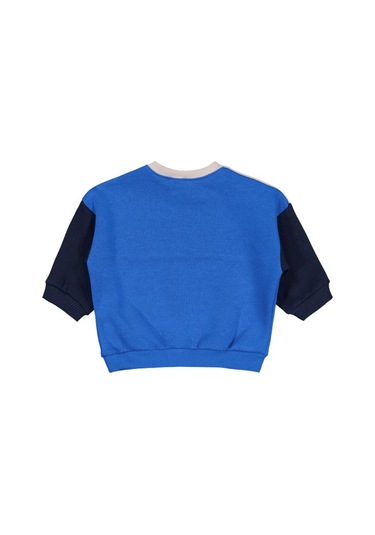 Civil Baby Parçalı 6-18 Ay Sweatshirt Saks Mavisi