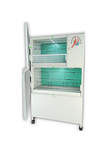 İstanbul Kafes Model 2Dys Pvc Kuş Dolabı