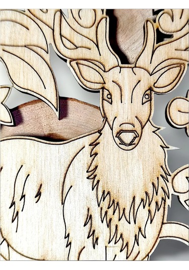 Eviz Ahşap Sıcak Tutucu Altlık 296905576 Bej