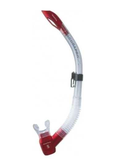 Scubapro Spectra Şnorkel Kırmızı-şeffaf Kırmızı
