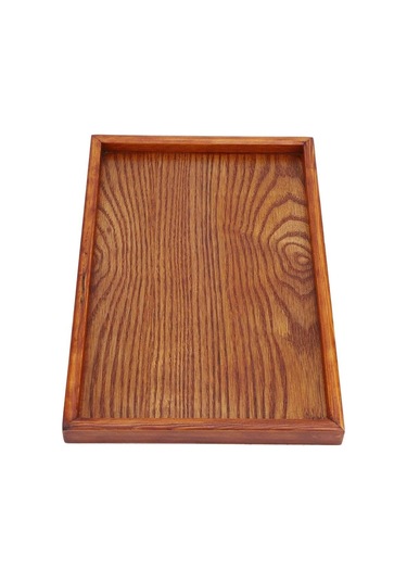 Servis Tepsisi, Dikdörtgen Ahşap Çay Tepsisi Otel Ev Mutfak Tepsileri Atıştırmalık Tepsisi Kahvaltı Tepsisi Gıda Saklama Kabı 30 20cm