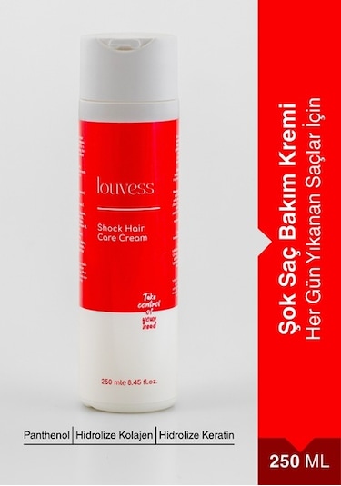 Şok Saç Bakım Kremi Glycerin - Soya Proteini - Papatya Ekstratı - 250 Ml