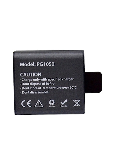 Eken H9 H9R W9 Yedek Batarya 3.7V 1050 Mah Pil