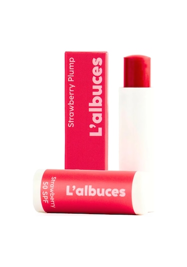 L'albuces Strawberry Plump Lip Balm SPF30