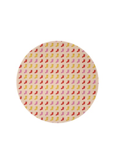 Noel Desenli 47 İnç Yuvarlak Flanel Battaniye, Yetişkin Ve Çocuk İçin, Yumuşak, Rahat Ve Hafif Noel Çorap Renkli