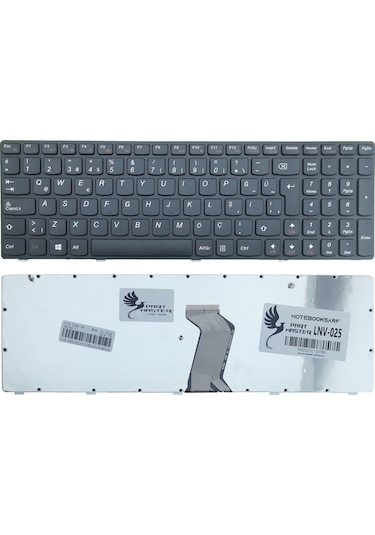Lenovo Uyumlu ideaPad Z580 Type 20135, 2151 Klavye (Siyah)