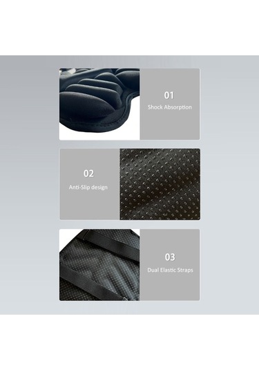 Motosiklet Koltuk Minderi, Evrensel Ön Soğutmalı Motosiklet Koltuk Minderi Kaymaz 3d Koltuk Kılıfı Motosikletler Scooterlar İçin