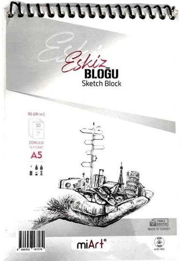 Miart Eskiz Defteri A5 90 Gr 50 Yp
