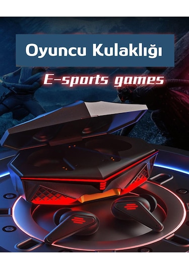 K-98 LED IŞIKLI KULAKİÇİ KABLOSUZ BLUETOOTH 5.0 GAMING KULAKLIK