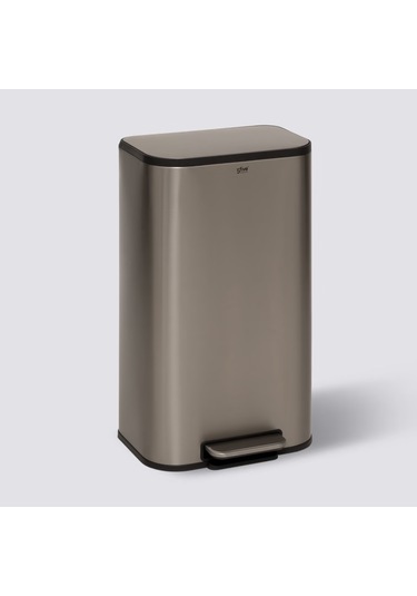 Titan 30 Lt.çöp Kutusu/çelik Antrasit Gri