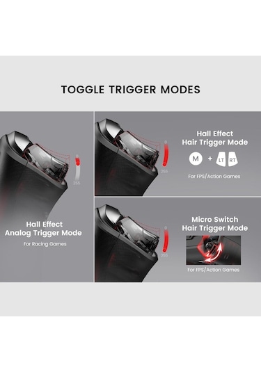 Gamesir Cyclone 2 Hall Effect 2.4g Wireless Controller Siyah Nint