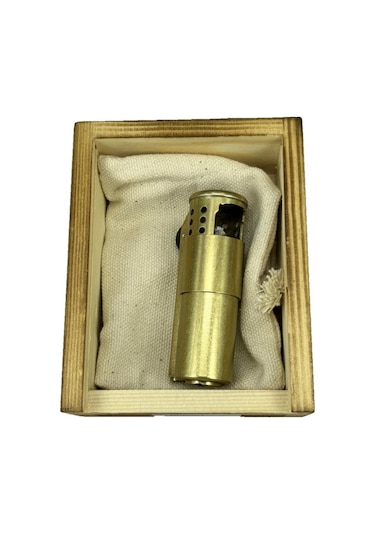 Vintage Benzinli Fişek Görünüm Muhtar Çakmağı Metal