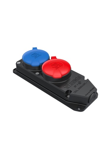 Byes 3x25a 3p+e 380v 2'li Grup Priz 1ad. 3x25a 1ad. 1x16a Ip55