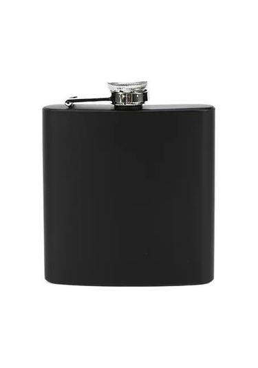 Vkemall Siyah Taşınabilir Dış Mekan Çelik Kettle - 6 Ons Kapasite, Taşınabilir Tasarım