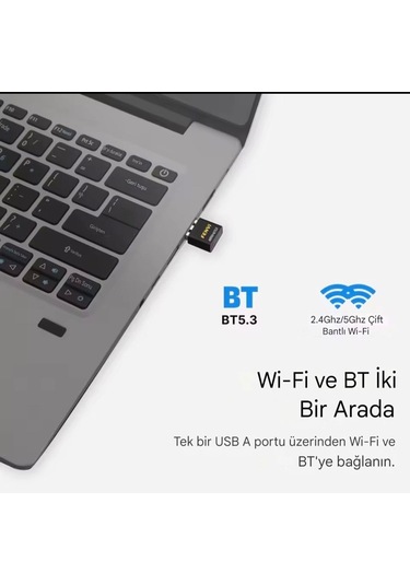 Fenvi Wifi-6 Wifi+bluetooth 5.3 Adaptörü Yüksek Çekim Ce Sertifik