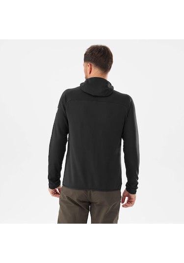 Millet Seneca Fl Hd Erkek Kapşonlu Polar Ceket Tam Fermuar Mıv10336 N0247 Siyah