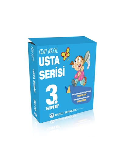 Mutlu Usta Serisi 3 Sınıf Seti 2025 Yeni