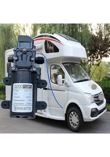 Dashanshop Yüksek Basınç 130psı 12v Su Pompası - Kendinden Emişli 1 59 Gallon Dak