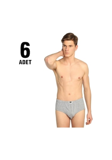 Tutku Erkek Penye Kom Slip Külot 6 Adet