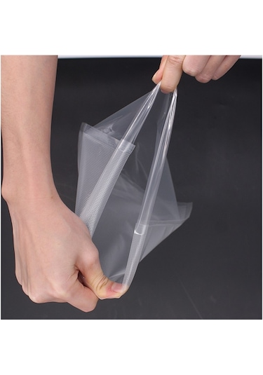 Tırtıklı Vakum Makinesi Poşeti Torbası 18 x 30 CM 150 Adet