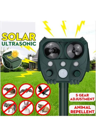 Güneş Enerjili Hayvan Kovucu Güneş Ultrasonik Hayvanlar Sonar