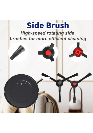 Xiaaokeji Eufy Omni S1 Pro Robot Süpürge Yedek Parçaları Ana Fırça İçin 17 Adet