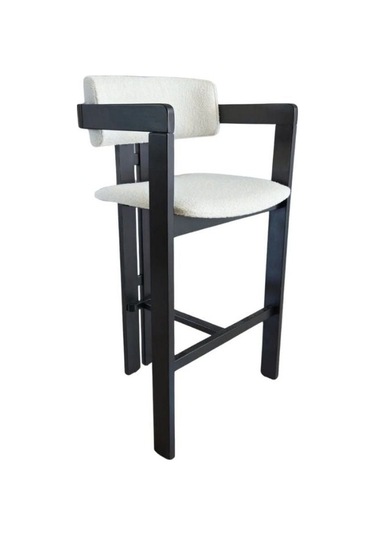 Narvik Bar Sandalyesi Siyah