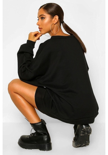 Ares Oversize Siyah Sweatshirt Vdpswt91-trzksw2860 Siyah