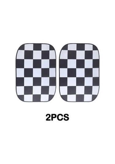 Goldenqian Mini Cooper İçin 2 Adet Sunroof Güneşlik İsı İzole R60 R61 R50 R50 R53 R60 R55 R57 R58 F54 F54 F55 F56 F57 F60 Clubman Güneşlik Checker