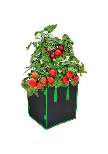 Suofeng 28x28x28cm Kare Keçe Bitki Yetiştirme Torbası - 5 Galon, Katlanabilir, Taşıma Kolaylığı, Çok Amaçlı Kullanım