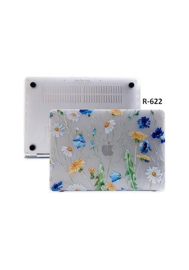 MacBook Air Kılıf HardCase A1369 A1466 ile Uyumlu Kılıf Flower1NL
