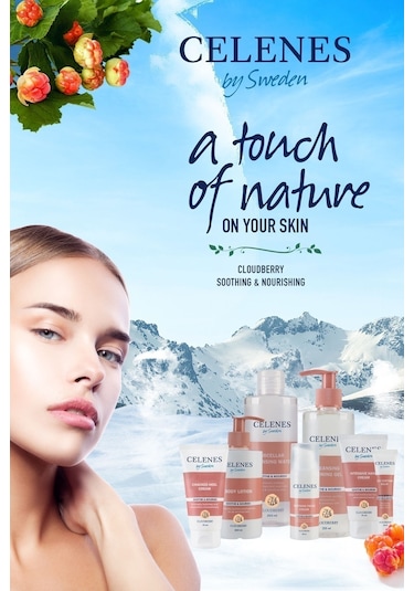 Celenes Cloudberry Kuru ve Hassas Cilt Temizleme Jeli 250 ML