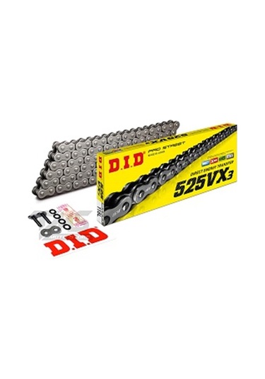 Dıd 525Vx3-118L Çelik Zincir (X-Ring)