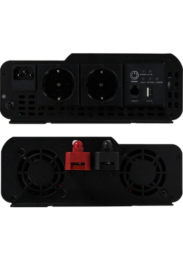 Mexxsun 12V 1500W Tam Sinüs UPS (Remote Ekran) İnverter