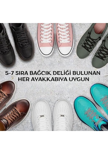 Exclusice 120 Cm Yassı Spor Ayakkabı Bağcığı, Çift Katmanlı Örgülü Sneakers Bağcık, 1 Çift 001