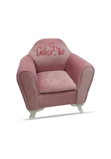 Isme Özel Çocuk Koltuğu Açık Kırmızı (224232988)