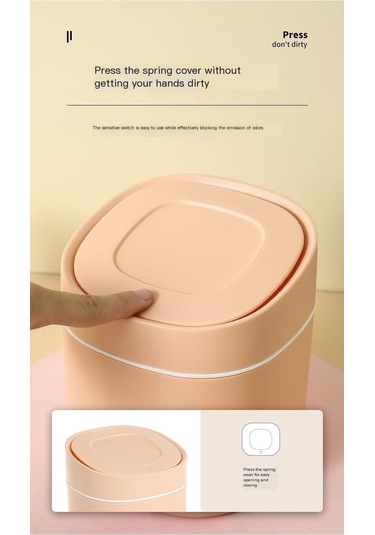 Pazly--ıtme Tipi Masaüstü Ev Tipi Çöp Kutusu