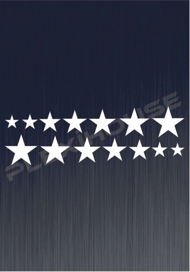 Traktör Yıldız Seti ,erkunt,tümosan,,hattat,case Kabin Sticker 50x20cm