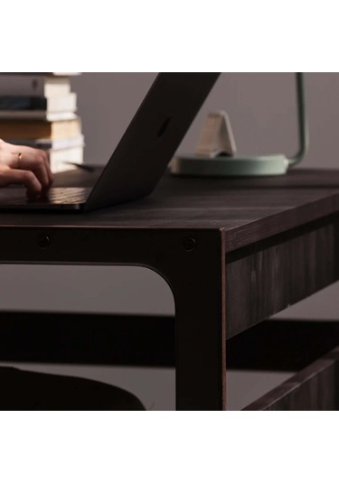 Woodesk Luz Ahşap Çalışma Masası 160x65 Ceviz Renk Cpt4644-160