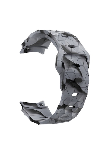 Butam Bilişim Galaxy Uyumlu Waych 5 44mm Krd-116 20mm Futbol Desenli Spor Tasarımlı Silikon Kordo