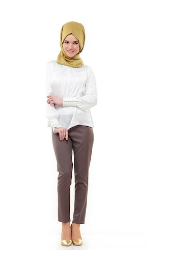 Soralline Kadın Pantalon 1683 Vizon Vizon